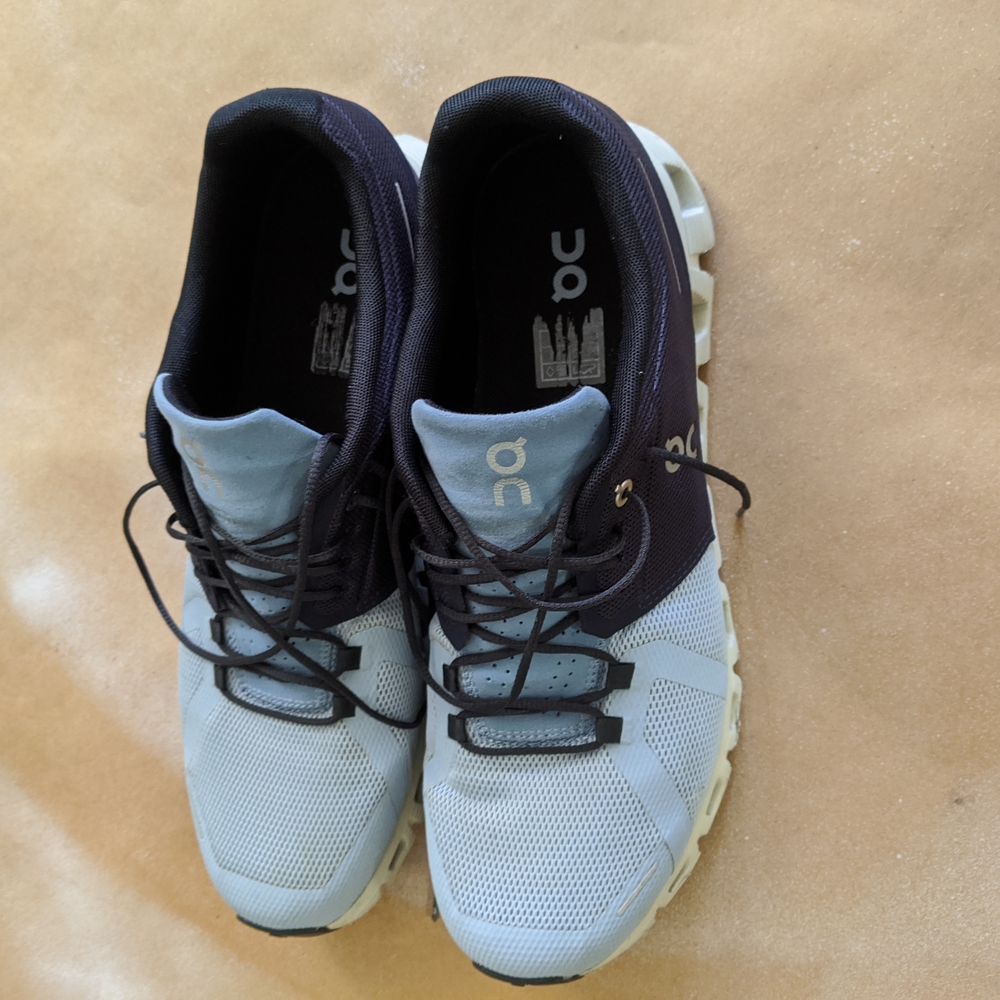 On Running Athletic Shoes Dark and light Blue Performance Design